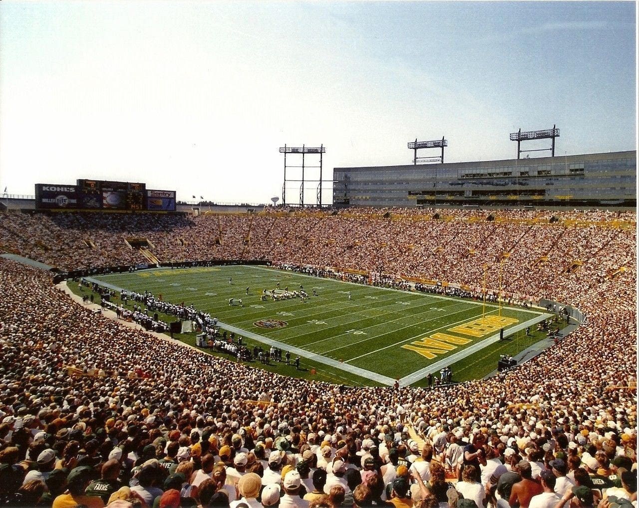 Own an Actual Piece of Lambeau Field Stadium Wall- Vintage Green Bay Packers- Game Used. Best Green Bay Packers Football Gift ever!