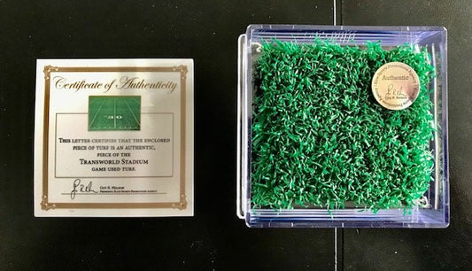 St Louis Rams Game Used Turf from Transworld Stadium 1995-2004- Greatest Show on Turf!