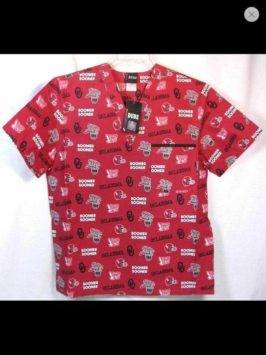 Oklahoma Sooners Scrubs/ Party Shirt!