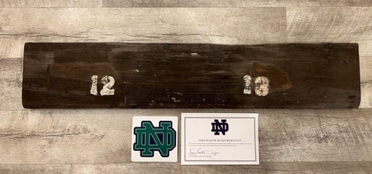 Vintage Notre Dame Fighting Irish Game Used Bench Section from Notre Dame Football Stadium- 3 foot section!