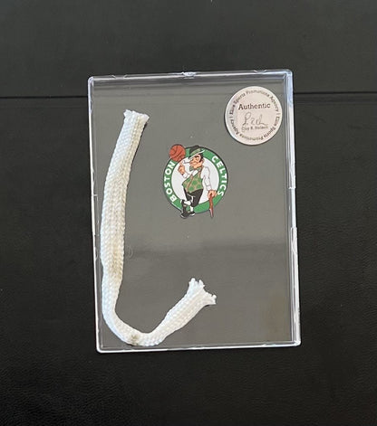 Boston Celtics Game Used Net Piece in Case with COA- 2020-2021 -Jayson Tatum- NBA- Great Boston Celtics Gift!